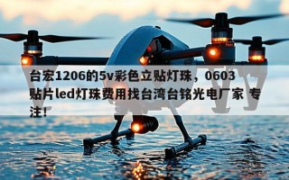 台宏1206的5v彩色立贴灯珠，0603贴片led灯珠费用找台湾台铭光电厂家 专注！