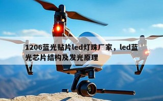 1206蓝光贴片led灯珠厂家，led蓝光芯片结构及发光原理