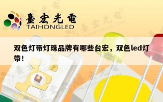 双色灯带灯珠品牌有哪些台宏，双色led灯带！