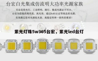 紫光灯珠5w365台宏，紫光led台灯