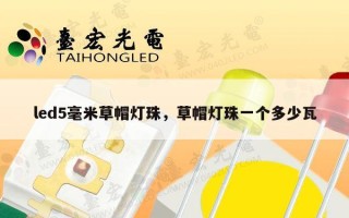 led5毫米草帽灯珠，草帽灯珠一个多少瓦