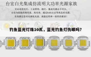 钓鱼蓝光灯珠10瓦，蓝光钓鱼灯伤眼吗？