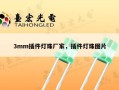 3mm插件灯珠厂家，插件灯珠图片