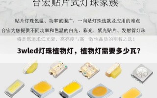 3wled灯珠植物灯，植物灯需要多少瓦？
