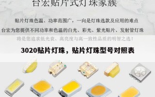 3020贴片灯珠，贴片灯珠型号对照表