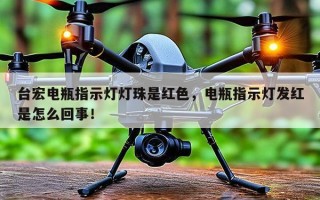 台宏电瓶指示灯灯珠是红色，电瓶指示灯发红是怎么回事！
