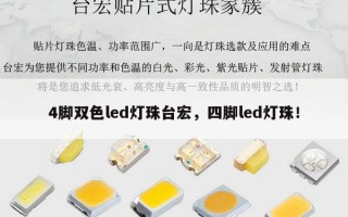 4脚双色led灯珠台宏，四脚led灯珠！