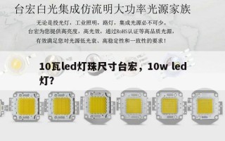 10瓦led灯珠尺寸台宏，10w led灯？