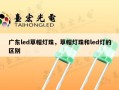 广东led草帽灯珠，草帽灯珠和led灯的区别