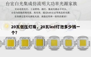 20瓦低压灯珠，20瓦led灯泡多少钱一个？