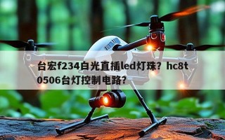 台宏f234白光直插led灯珠？hc8t0506台灯控制电路？