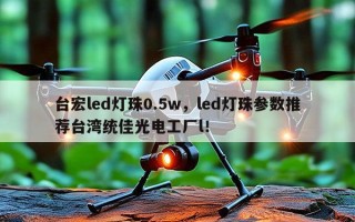 台宏led灯珠0.5w，led灯珠参数推荐台湾统佳光电工厂l！