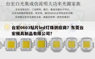台宏0603贴片led灯珠供应商？东莞台宏模具制品有限公司？