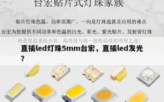 直插led灯珠5mm台宏，直插led发光？