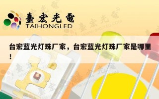 台宏蓝光灯珠厂家，台宏蓝光灯珠厂家是哪里！