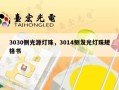 3030侧光源灯珠，3014侧发光灯珠规格书
