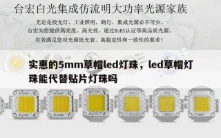 实惠的5mm草帽led灯珠，led草帽灯珠能代替贴片灯珠吗