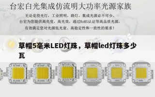 草帽5毫米LED灯珠，草帽led灯珠多少瓦
