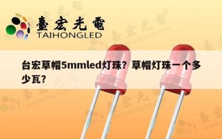 台宏草帽5mmled灯珠？草帽灯珠一个多少瓦？
