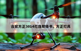 台宏方正3014灯珠规格书，方正灯具