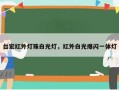 台宏红外灯珠白光灯，红外白光爆闪一体灯