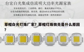 草帽白光灯珠厂家？草帽灯珠微亮是什么原因？