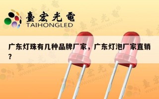广东灯珠有几种品牌厂家，广东灯泡厂家直销？
