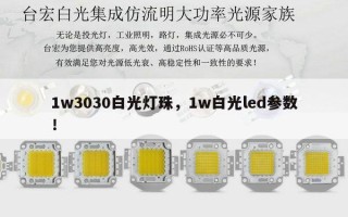 1w3030白光灯珠，1w白光led参数！