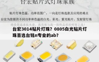 台宏3014贴片灯珠？0805白光贴片灯珠首选台铭n专业的ab？