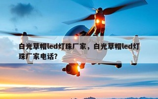 白光草帽led灯珠厂家，白光草帽led灯珠厂家电话？