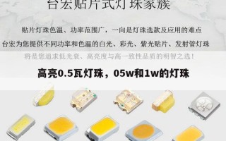 高亮0.5瓦灯珠，05w和1w的灯珠