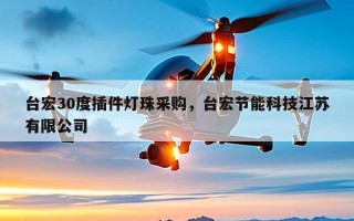 台宏30度插件灯珠采购，台宏节能科技江苏有限公司