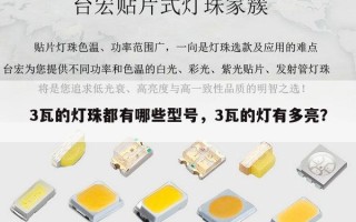 3瓦的灯珠都有哪些型号，3瓦的灯有多亮？