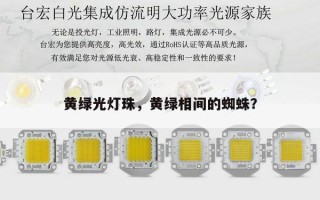 黄绿光灯珠，黄绿相间的蜘蛛？