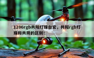 1206rgb共阳灯珠台宏，共阳rgb灯珠和共阴的区别！