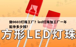 做0603灯珠工厂？led灯珠加工厂一年能挣多少钱？
