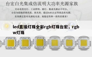 led直插灯珠全彩rgb灯珠台宏，rgbw灯珠