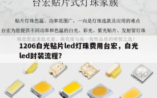 1206白光贴片led灯珠费用台宏，白光led封装流程？