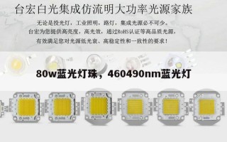 80w蓝光灯珠，460490nm蓝光灯