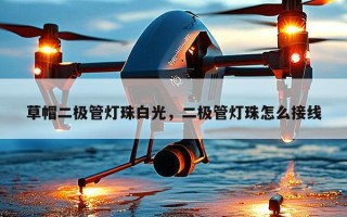 草帽二极管灯珠白光，二极管灯珠怎么接线