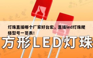 灯珠直插哪个厂家好台宏，直插led灯珠规格型号一览表！