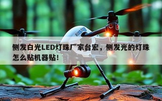 侧发白光LED灯珠厂家台宏，侧发光的灯珠怎么贴机器贴！