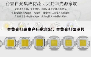 金黄光灯珠生产厂家台宏，金黄光灯带图片