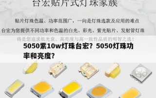 5050紫10w灯珠台宏？5050灯珠功率和亮度？