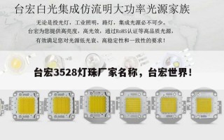 台宏3528灯珠厂家名称，台宏世界！