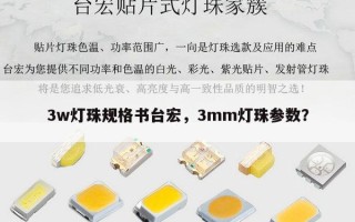3w灯珠规格书台宏，3mm灯珠参数？