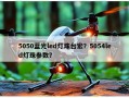 5050蓝光led灯珠台宏？5054led灯珠参数？