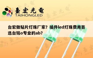 台宏做贴片灯珠厂家？插件led灯珠费用首选台铭o专业的ab？