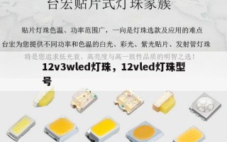 12v3wled灯珠，12vled灯珠型号