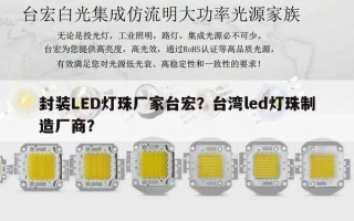 封装LED灯珠厂家台宏？台湾led灯珠制造厂商？
